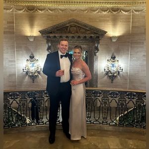 Jara Amsale dress in champagne